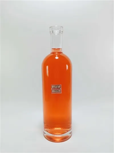 750mi zylindrische Glasflasche für Wodka